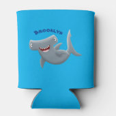 Rafraîchisseur Pour Canette Drôle mignon requin marteau dessin animé (Dos)