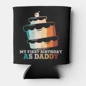 Rafraîchisseur Pour Canette Drôle Mon Premier Anniversaire Comme Papa (Devant)