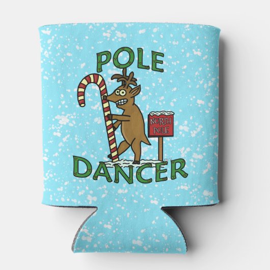 Rafraîchisseur Pour Canette Drôle Noël Dancer Reindeer Pun (Dos)