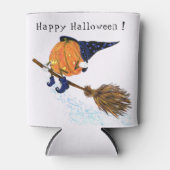 Rafraîchisseur Pour Canette Drôle peut refroidir Halloween sorcier Citrouille  (Devant)