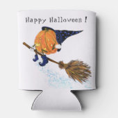 Rafraîchisseur Pour Canette Drôle peut refroidir Halloween sorcier Citrouille  (Dos)