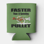 Rafraîchisseur Pour Canette Drôle poulet course dessin peut refroidir (Devant)