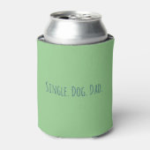 Rafraîchisseur Pour Canette Drôle Vert Simple Chien Simple Papa Beverage Coole (Can devant)