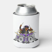 Rafraîchisseur Pour Canette Drummer Rockin Rottie (Can devant)