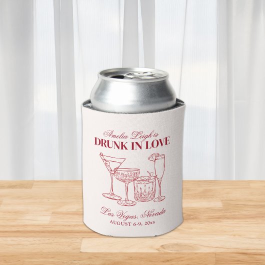 Rafraîchisseur Pour Canette Drunin In Love Cocktails Bachelorette Week-end