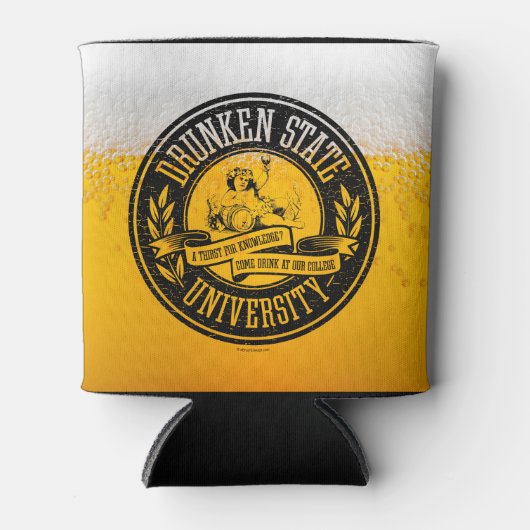 Rafraîchisseur Pour Canette Drunken State University peut se refroidir (Devant)