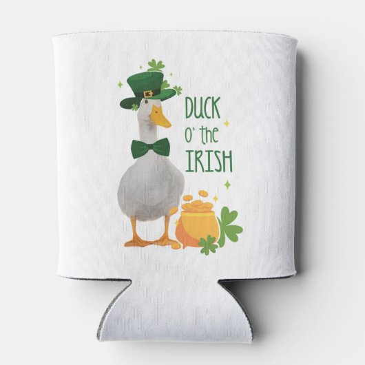 Rafraîchisseur Pour Canette Duck o' the Irish St. Patricks Day (Dos)