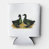 Rafraîchisseur Pour Canette Ducks : Cayuga Pair (Devant)