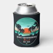 Rafraîchisseur Pour Canette Duke Kahanamoku Beach Hawaii Retro Sunset Souvenir (Can Dos)
