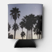 Rafraîchisseur Pour Canette Dusk avec palmiers Scène tropicale (Devant)