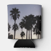 Rafraîchisseur Pour Canette Dusk avec palmiers Scène tropicale (Dos)