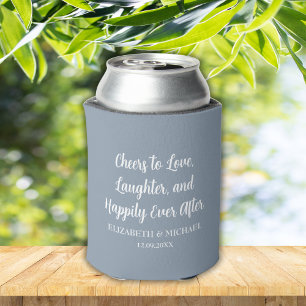 Rafraîchisseur Pour Canette Dusty Blue élégant mariage encourage à aimer