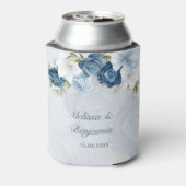 Rafraîchisseur Pour Canette Dusty Blue Floral Mariage botanique (Can Dos)