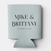 Rafraîchisseur Pour Canette Dusty Blue "Je boirai jusqu’à ça" Custom Can Coole (Dos)