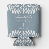 Rafraîchisseur Pour Canette Dusty Blue Talavera Espagne Fiesta Baptême Faveurs (Dos)