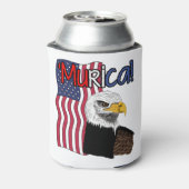 Rafraîchisseur Pour Canette Eagle de Drapeau Américain : 'Murica! Drôle (Can Dos)