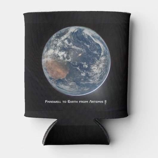 Rafraîchisseur Pour Canette Earth From Artemis II (Devant)