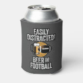 Rafraîchisseur Pour Canette Easily Distracted by Beer and football (Can Dos)