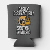 Rafraîchisseur Pour Canette Easily Distracted by Scotch and Music (Dos)