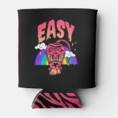 Rafraîchisseur Pour Canette EASY Tiger Retro Rainbow Can Cooler Tiger Stripes (Devant)
