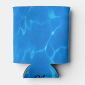 Rafraîchisseur Pour Canette Eau Bleue Ondes (Devant)