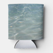 Rafraîchisseur Pour Canette Eau des Caraïbes Bleu Abstrait Nature (Devant)