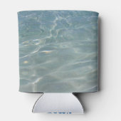 Rafraîchisseur Pour Canette Eau des Caraïbes Bleu Abstrait Nature (Dos)