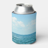 Rafraîchisseur Pour Canette Eau Océanique, Ciel bleu clair. (Can devant)