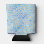 Rafraîchisseur Pour Canette Échelles de parties scintillant en or de l'aquarel (Dos)