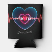 Rafraîchisseur Pour Canette Echo Tech | Heartbeat | EKG (Devant)