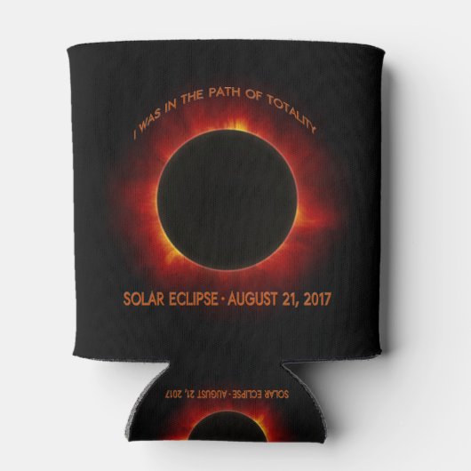 Rafraîchisseur Pour Canette Éclipse solaire (Dos)