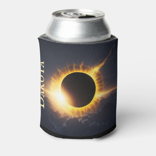 Rafraîchisseur Pour Canette Éclipse solaire Ajouter un nom Boisson (Can Dos)