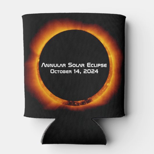 Rafraîchisseur Pour Canette Éclipse solaire annuelle 2023 (Dos)