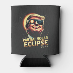 Rafraîchisseur Pour Canette Éclipse solaire partielle 2025 Trump - Inuguration