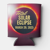 Rafraîchisseur Pour Canette Éclipse solaire totale 2025 (Devant)