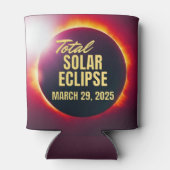 Rafraîchisseur Pour Canette Éclipse solaire totale 2025 (Dos)