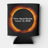 Rafraîchisseur Pour Canette Éclipse solaire totale 2045 (Devant)