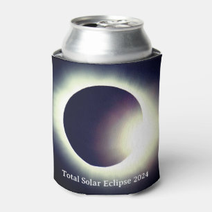 Rafraîchisseur Pour Canette Éclipse solaire totale 8 avril 2024 lune soleil