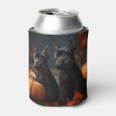 Rafraîchisseur Pour Canette Écossais Terrier Chiot Automne Citrouille délice (Can devant)