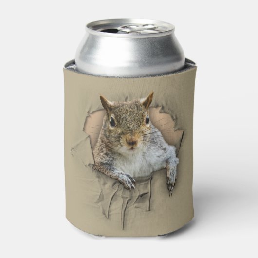 Rafraîchisseur Pour Canette Écureuil de chemise arraché (Can devant)