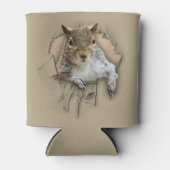 Rafraîchisseur Pour Canette Écureuil de chemise arraché (Devant)