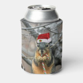 Rafraîchisseur Pour Canette Écureuil de Noël (Can Dos)