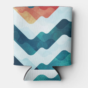 Rafraîchisseur Pour Canette Effet Grunge d'eau Motif transparent