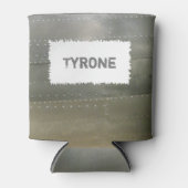 Rafraîchisseur Pour Canette Effet métallique gris argenté (Devant)