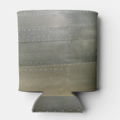 Rafraîchisseur Pour Canette Effet métallique gris argenté (Dos)