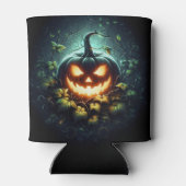 Rafraîchisseur Pour Canette Éffrayant nature brillant Halloween citrouille (Dos)