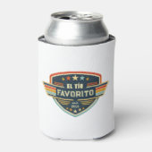 Rafraîchisseur Pour Canette El Tío Favorito Custom Year Retro Patch (Can devant)