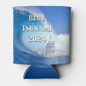 Rafraîchisseur Pour Canette Élection du tsunami bleu 2024 (Devant)