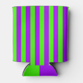 Rafraîchisseur Pour Canette Électrique Psychédélique violet et arlequin vert (Devant)