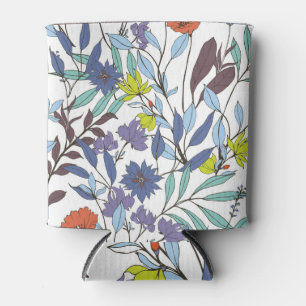 Rafraîchisseur Pour Canette Élégance florale, Arrière - plan Vintage Abstrait.